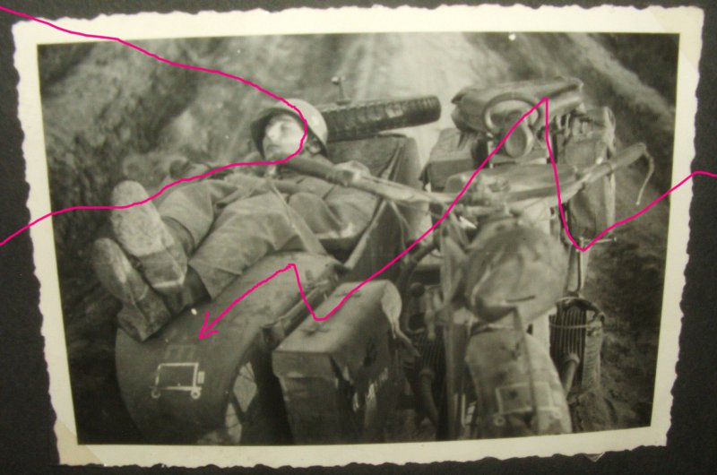 Fotoalbum Panzer-Grenadier Reg.59 Minsk Wilna Düna Smolensk Flugzeug Pak 3.Pz (33)