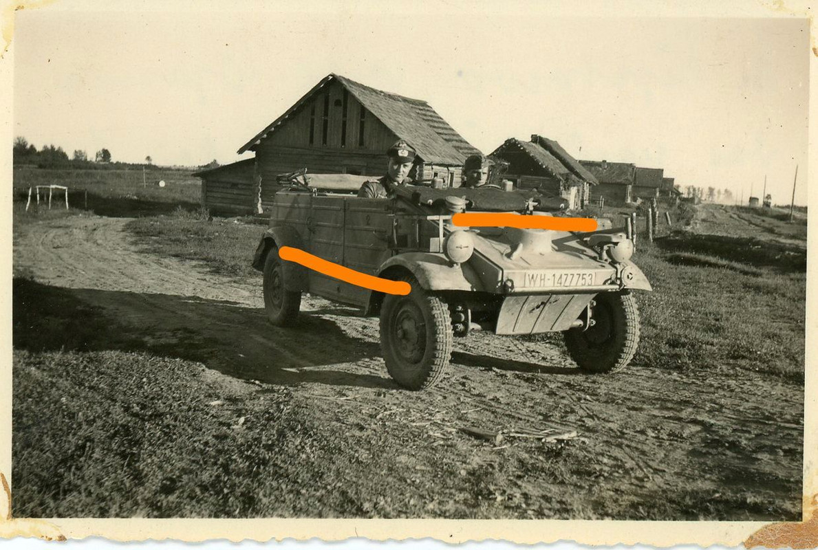 PKW Auto Kübelwagen VW Typ 82 Russland Foto