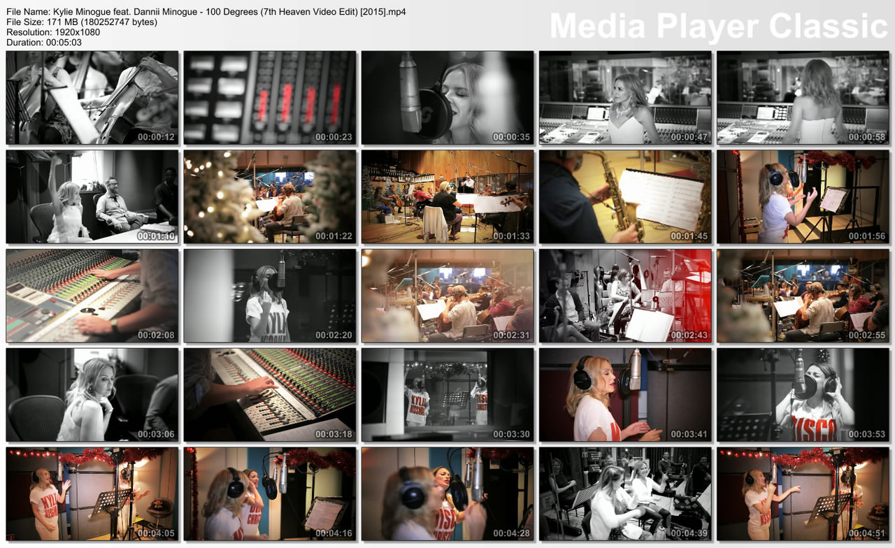 Kylie Minogue feat. Dannii Minogue - 100 Degrees (7th Heaven Video Edit) (By Wpromo) [2015]