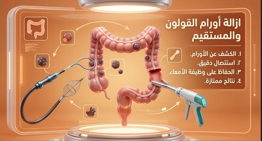 جراحة إزالة أورام القولون والمستقيم
