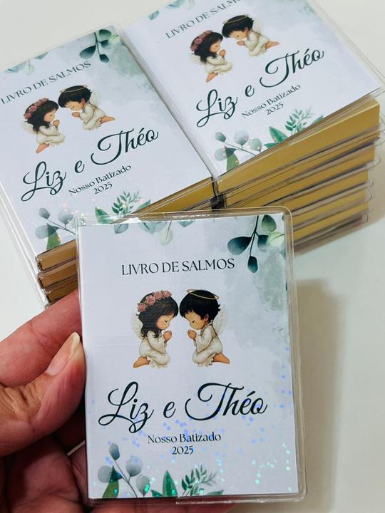 Lembrancinha Livro de Salmos Batizado Primeira Eucaristia25