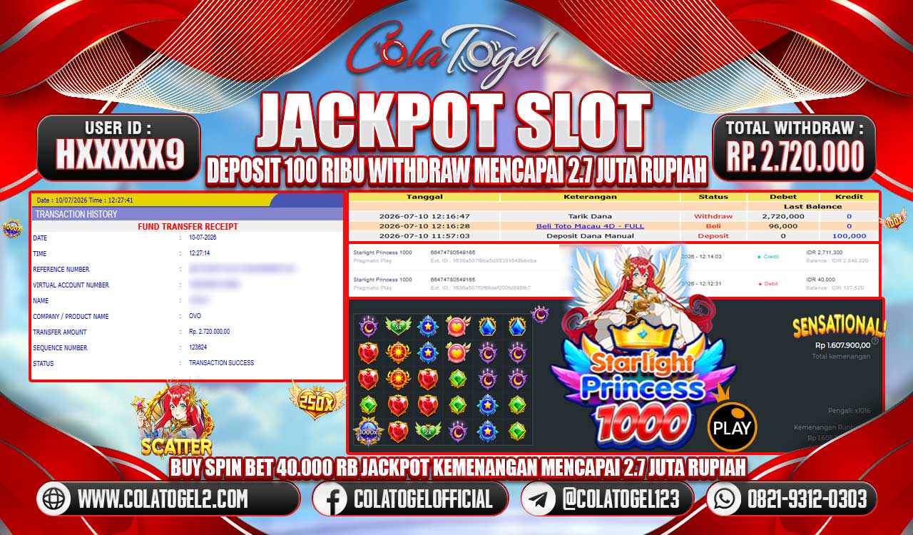 JACKPOT SLOT GACORR!!