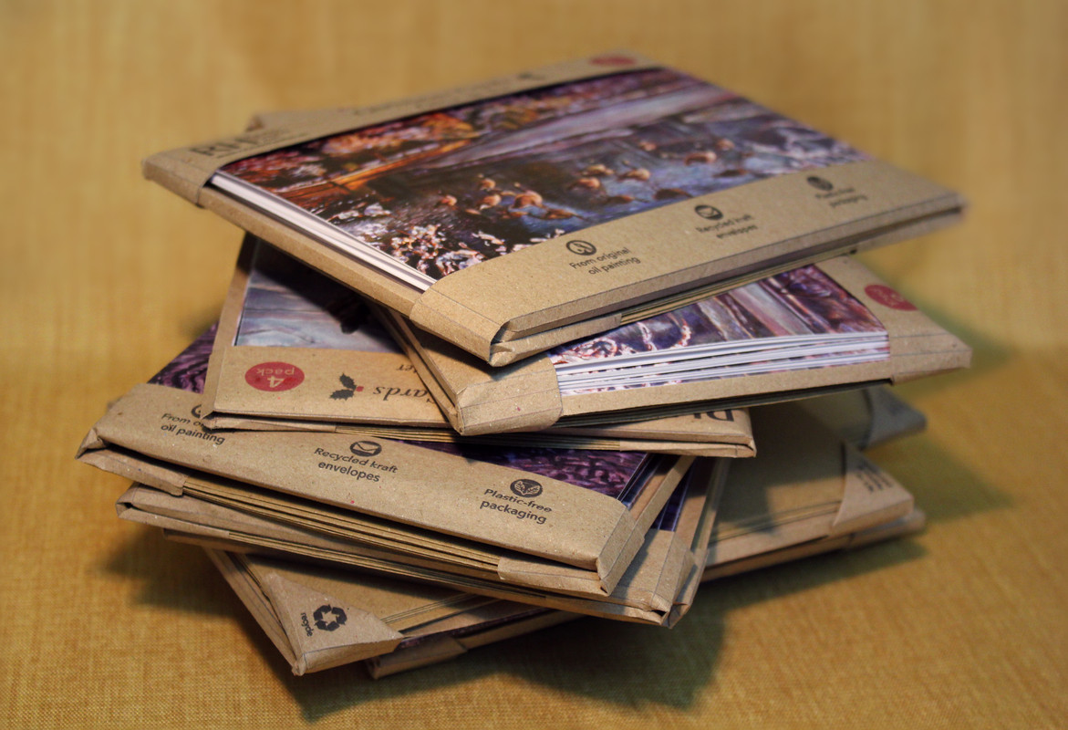 Pile of card packs