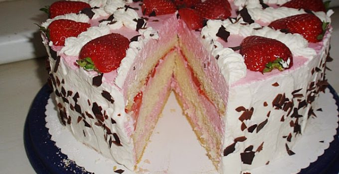 Kühlschrank – Erdbeertorte Kühlschrank – Erdbeertorte
