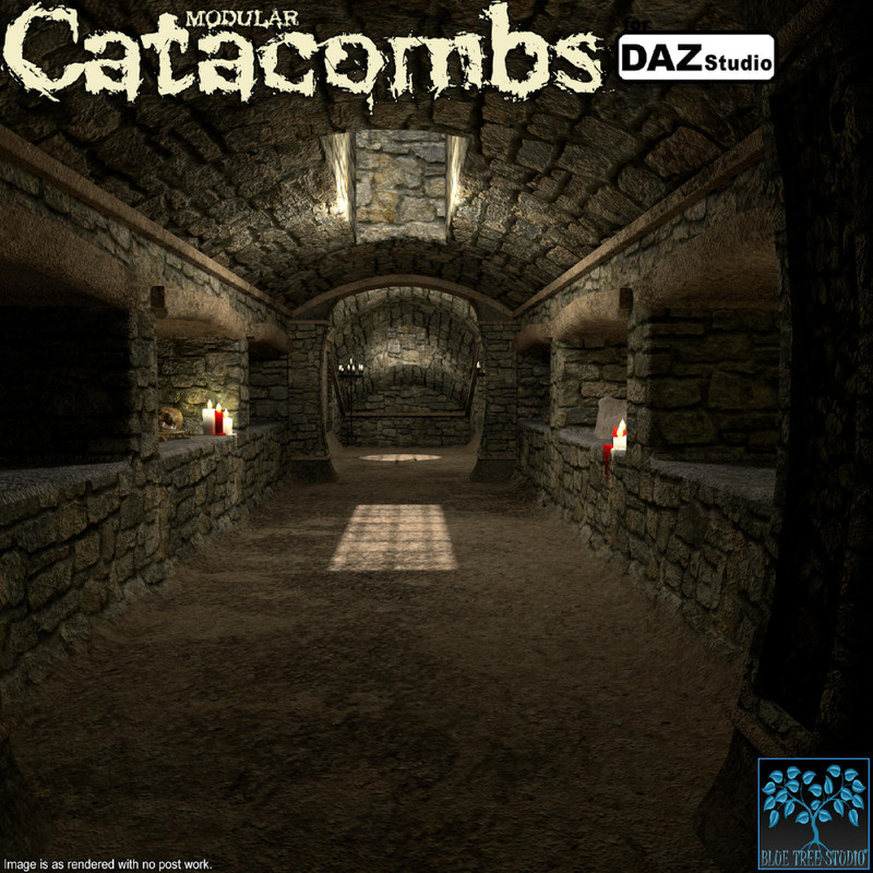 Modular Catacombs for Daz