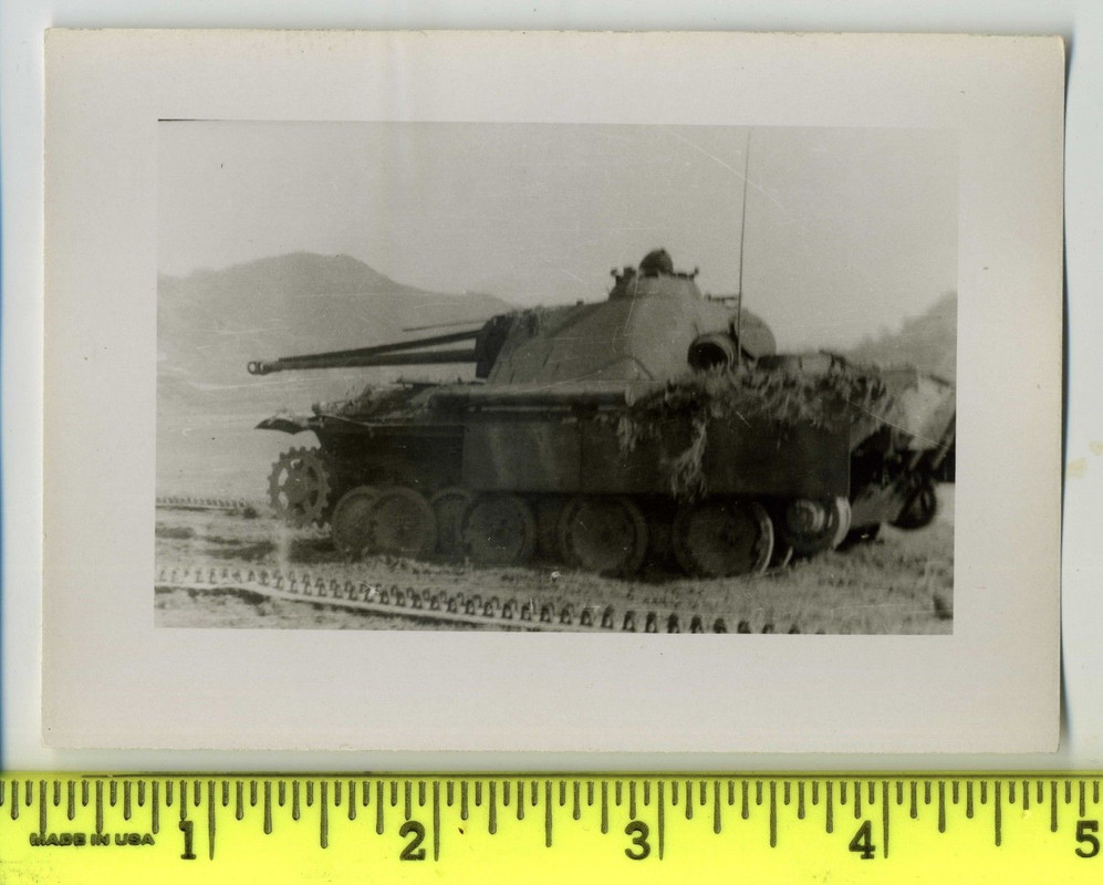 Sd.Kfz 171 Panther Tank (Mark V) knocked out