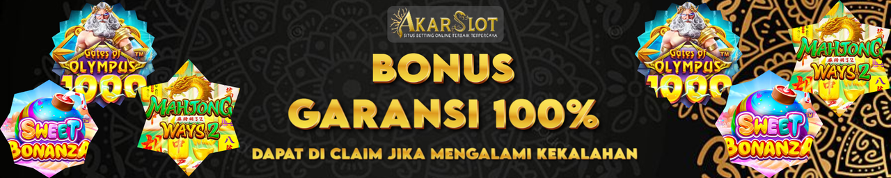 BONUS GARANSI 100%