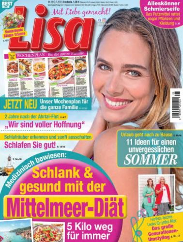 Cover: Lisa Frauenmagazin No 28 vom 05  Juli 2023