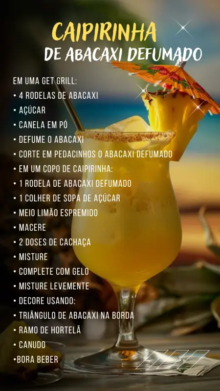 Exemplo de receita de caipirinha 2
