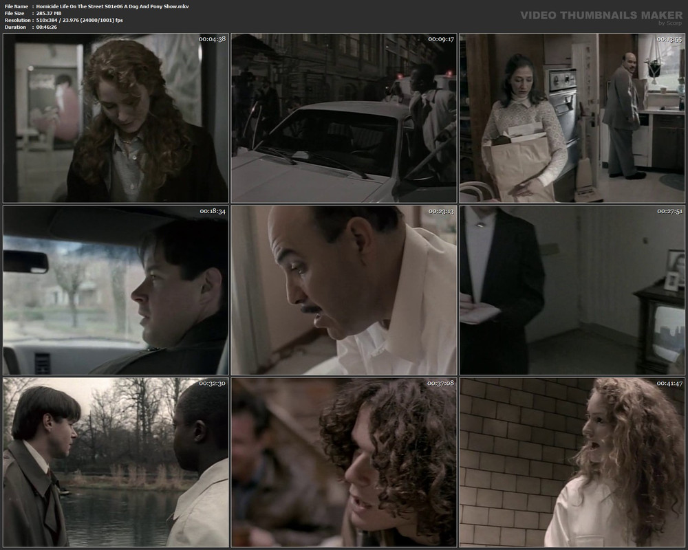 Homicide Life On The Street S01e06 A Dog And Pony Show.mkv