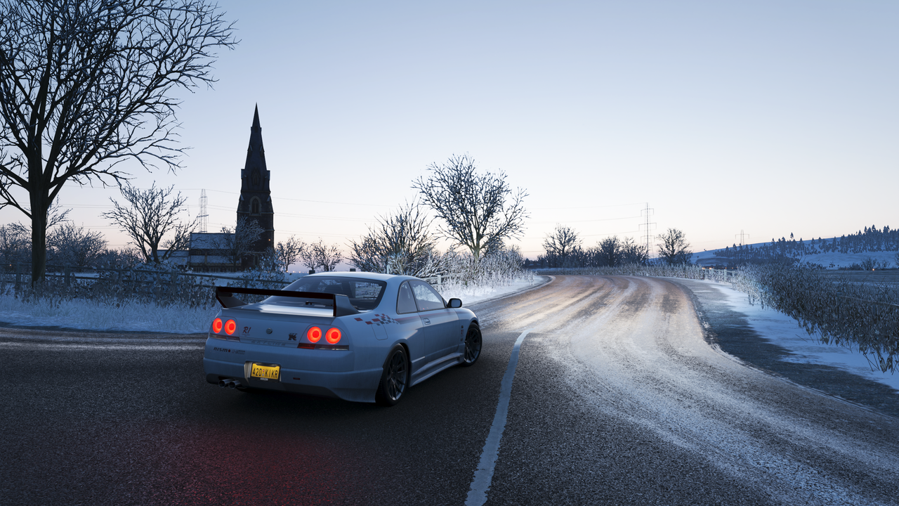 Nissan R33 winter