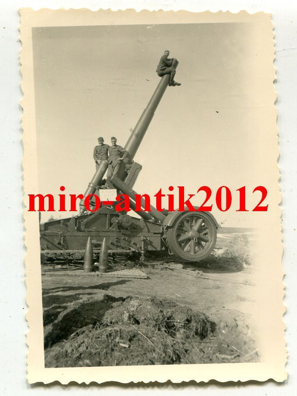 Foto, s.Artillerie.Ers.Abt.256, Artillerie Geschütz, Winterstellung, Russland, b