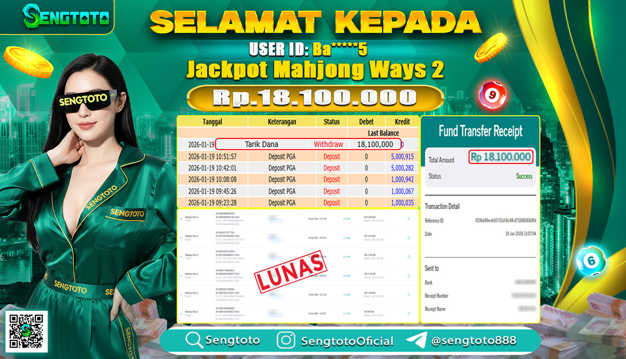 BUKTI PEMBAYARAN SLOT MAHJONG WAYS 2