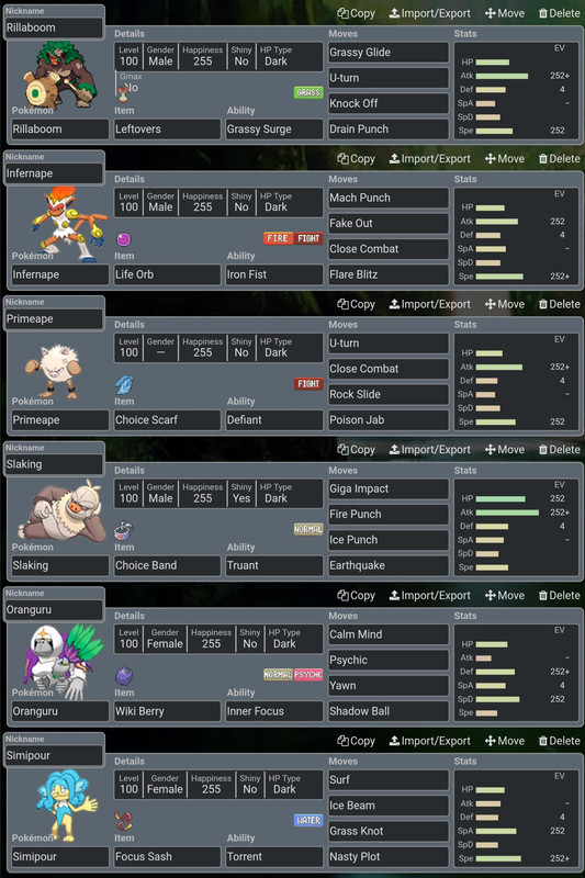 On Pokemon Showdown's teambuilder UI