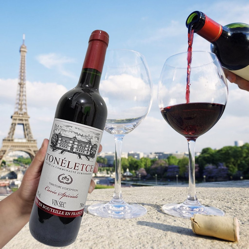 Vinho Tinto Francês Tonéletce 750ml