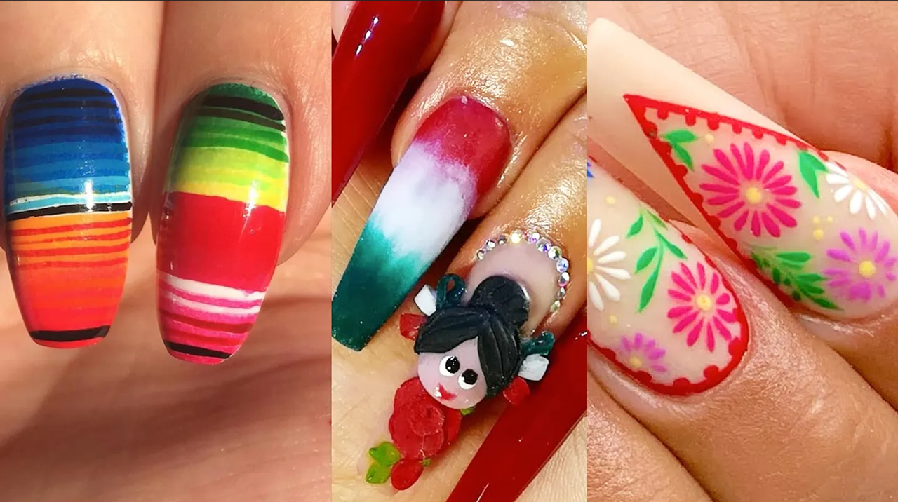Diseños de uñas mexicanas, ideales para celebrar las fiestas patrias