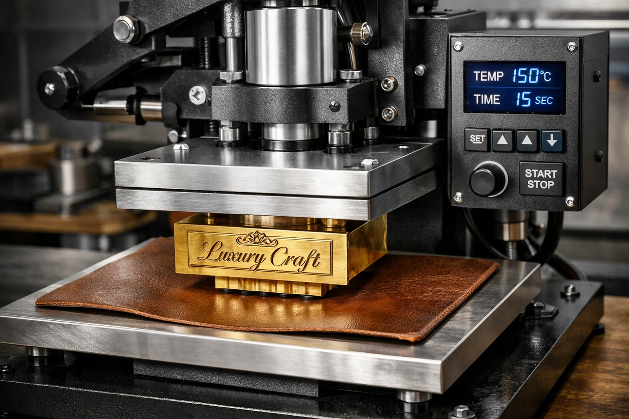 Custom leather tag production