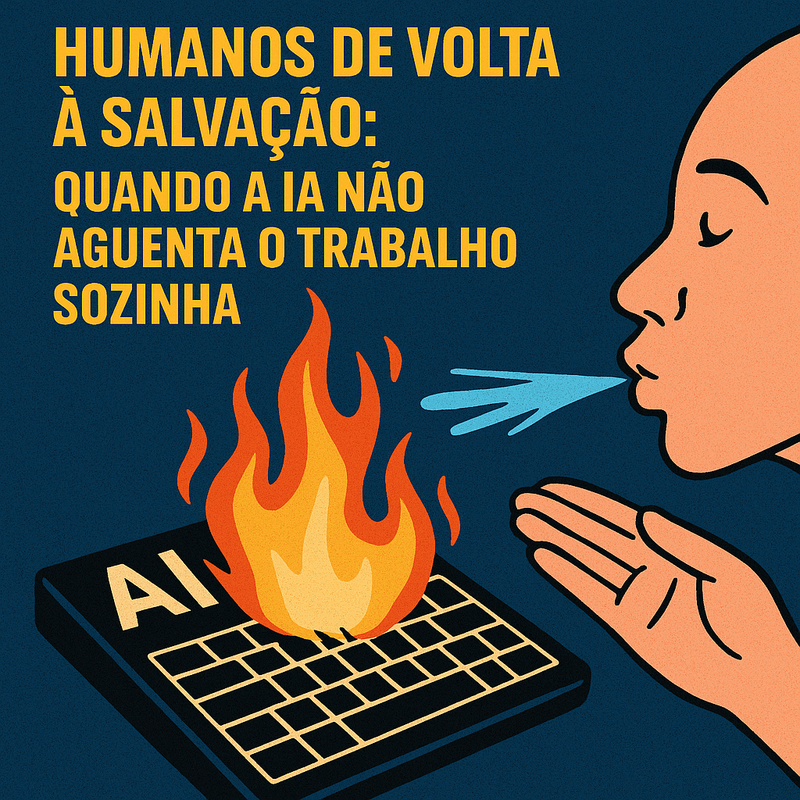 A IA TROPEÇA E OS HUMANOS CONSERTAM: O PARADOXO DA AUTOMATIZAÇÃO QUE NÃO DISPENSA MÃO DE OBRA