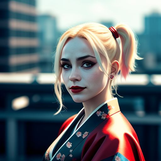 Harley-Quinn-wearing-a-kimono-58