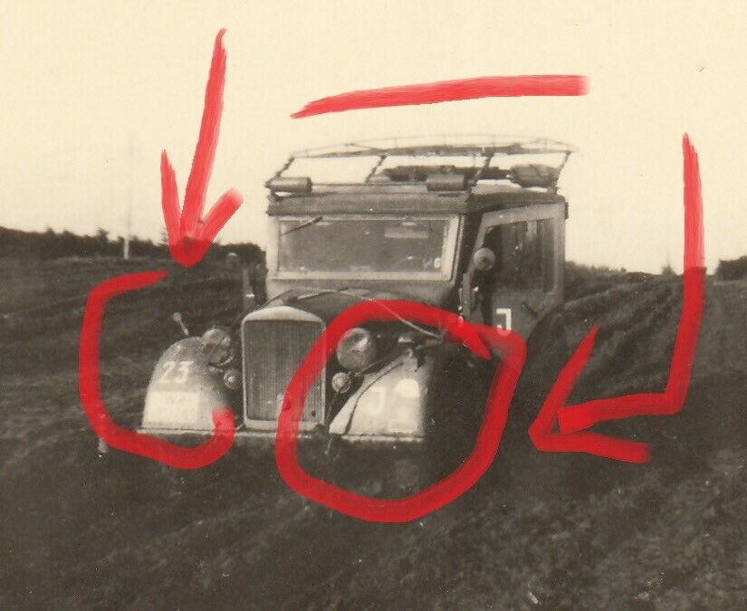 Foto Soldat Großdeutschland GD Sturmgeschütz Funkwagen LKW KFZ Wappen Russia