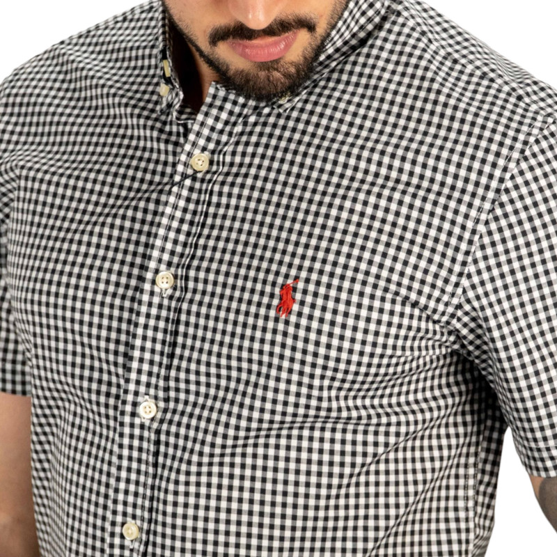 Camisa RL Royale Xadrez Manga Longa Azul Bebê - Ralph Lauren - Outlet4U, Loja de Roupas