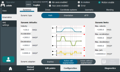 SIMATIC S7-1500T Kinematics Manual Control SIMATIC S7-1500T Kinematics Manual Control