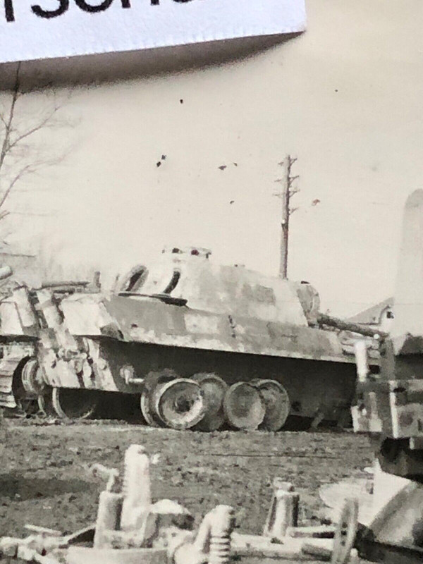 Altes Foto Panther Panzer Tank Camo Turmnummer 405 Postimages