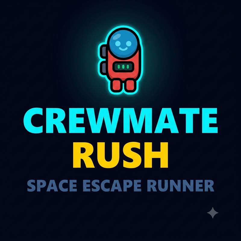 Crewmate Rush Space Escape Runner key art