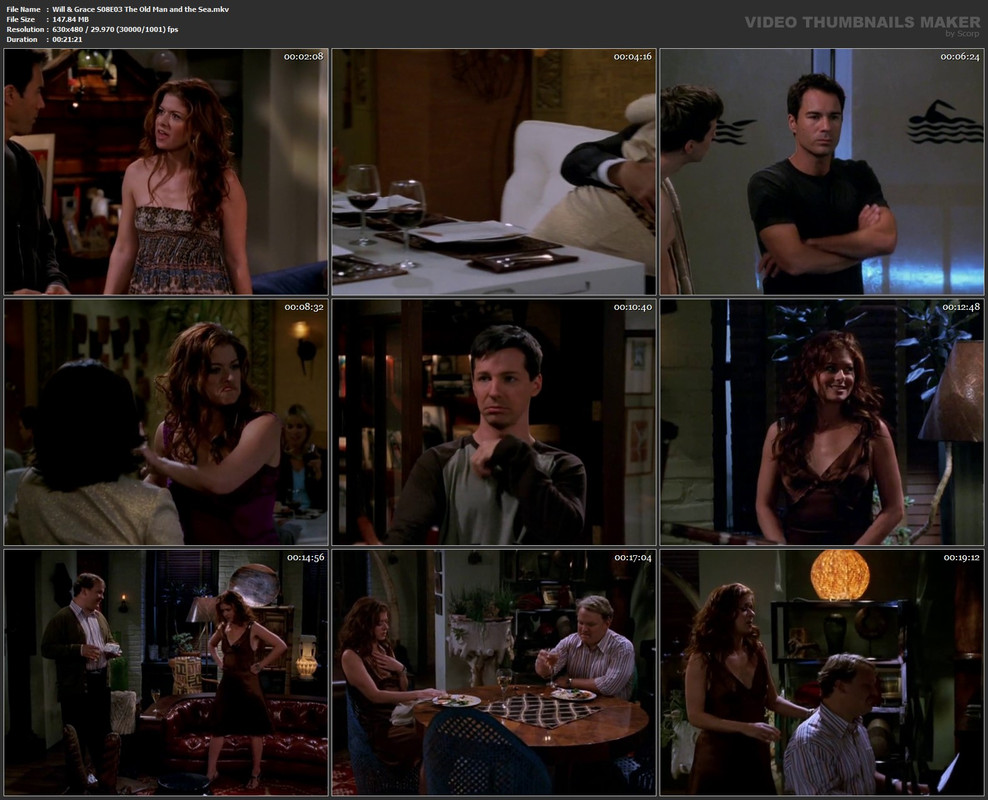Will & Grace S08E03 The Old Man and the Sea.mkv
