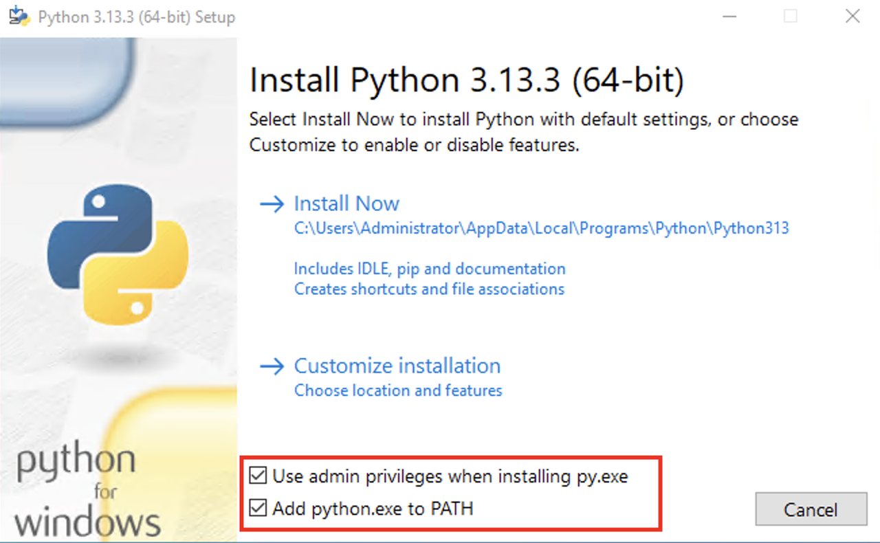 Python GUI Installer