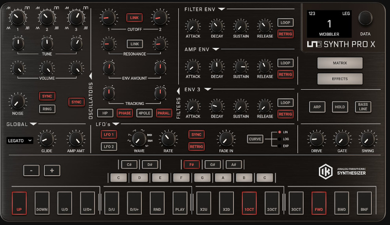 美品 追加音色あり IK MULTIMEDIA UNO SYNTH PRO X 数量限定！未使用新品アウトレット特価で約30%OFF！】IK