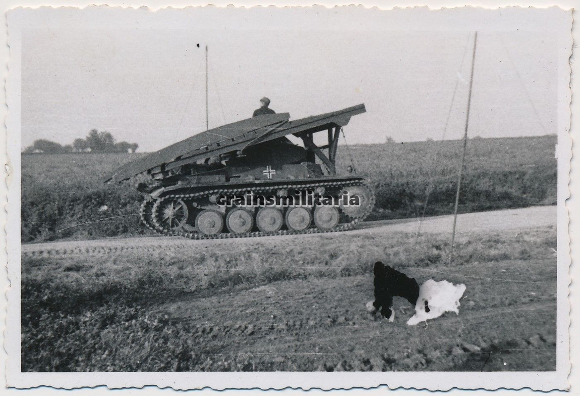 Foto Brückenlege-Panzer II Brückenpanzer Tank vo
