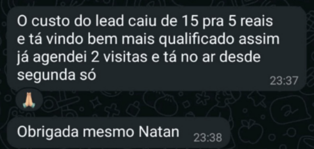 Depoimento de cliente 3