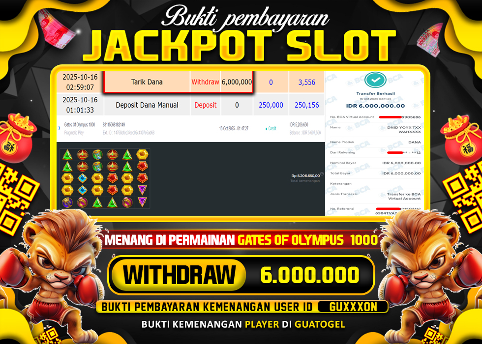 BUKTI JACKPOT LUNAS GUATOGEL