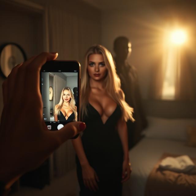 an artistic scene where only a womans hand and smartp