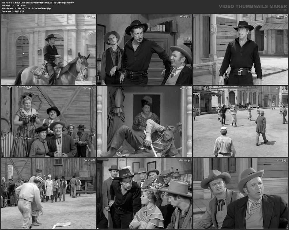 Have Gun, Will Travel S04e04 Out At The Old Ballpark.mkv
