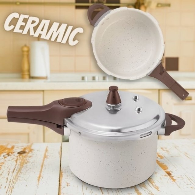 Panela de Pressão Ceramic Life Pressure com Fundo Indução 4,2 litros Brinox