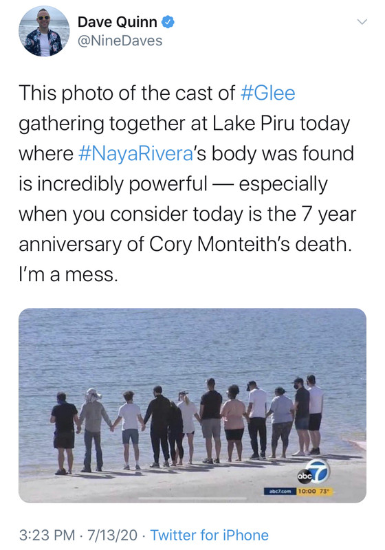 Naya Rivera presumed dead