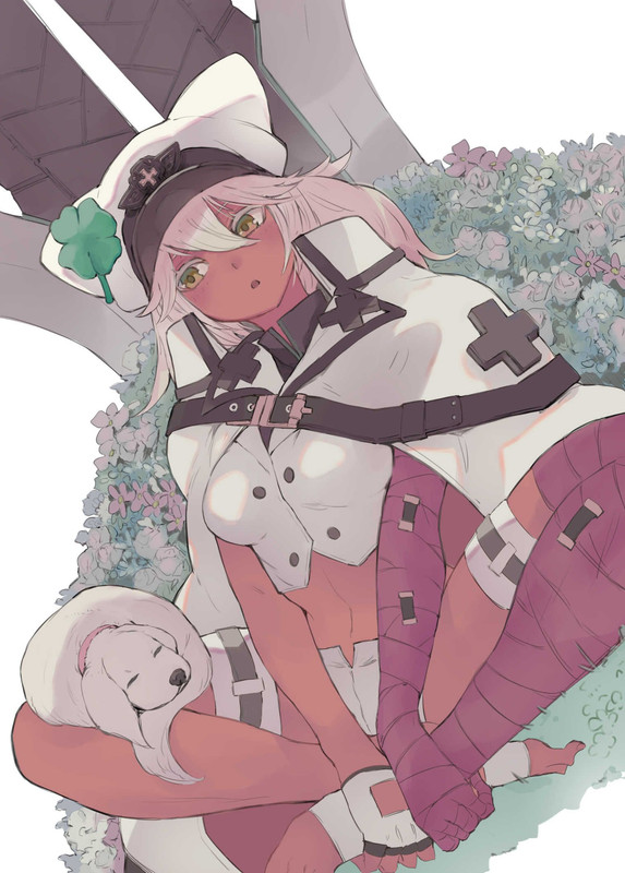 ramlethal-valentine-and-magehound-guilty-gear-and-1-more-drawn-by-bana-stand-flower-f79a8389b84c7
