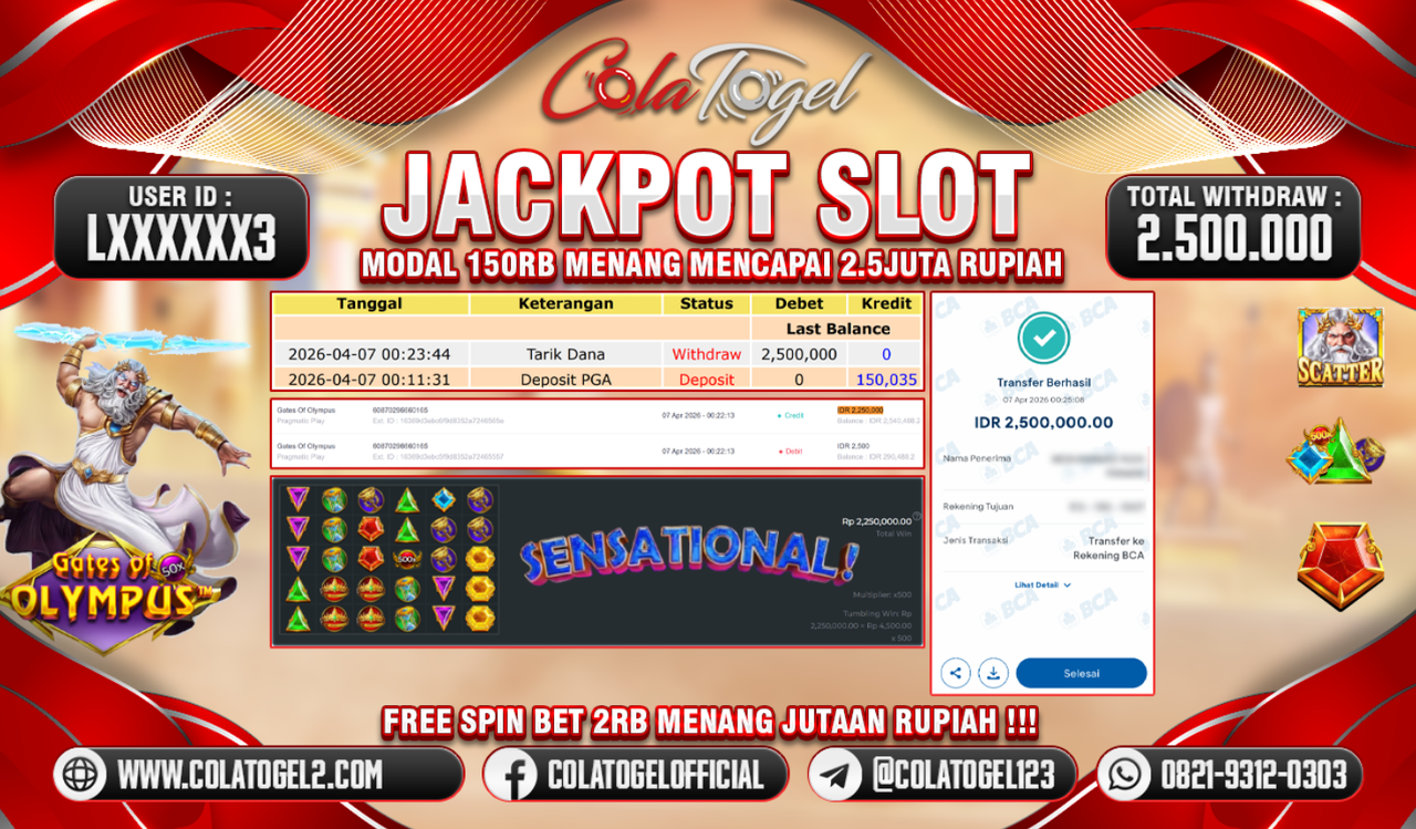 JACKPOT SLOT GACORR!!