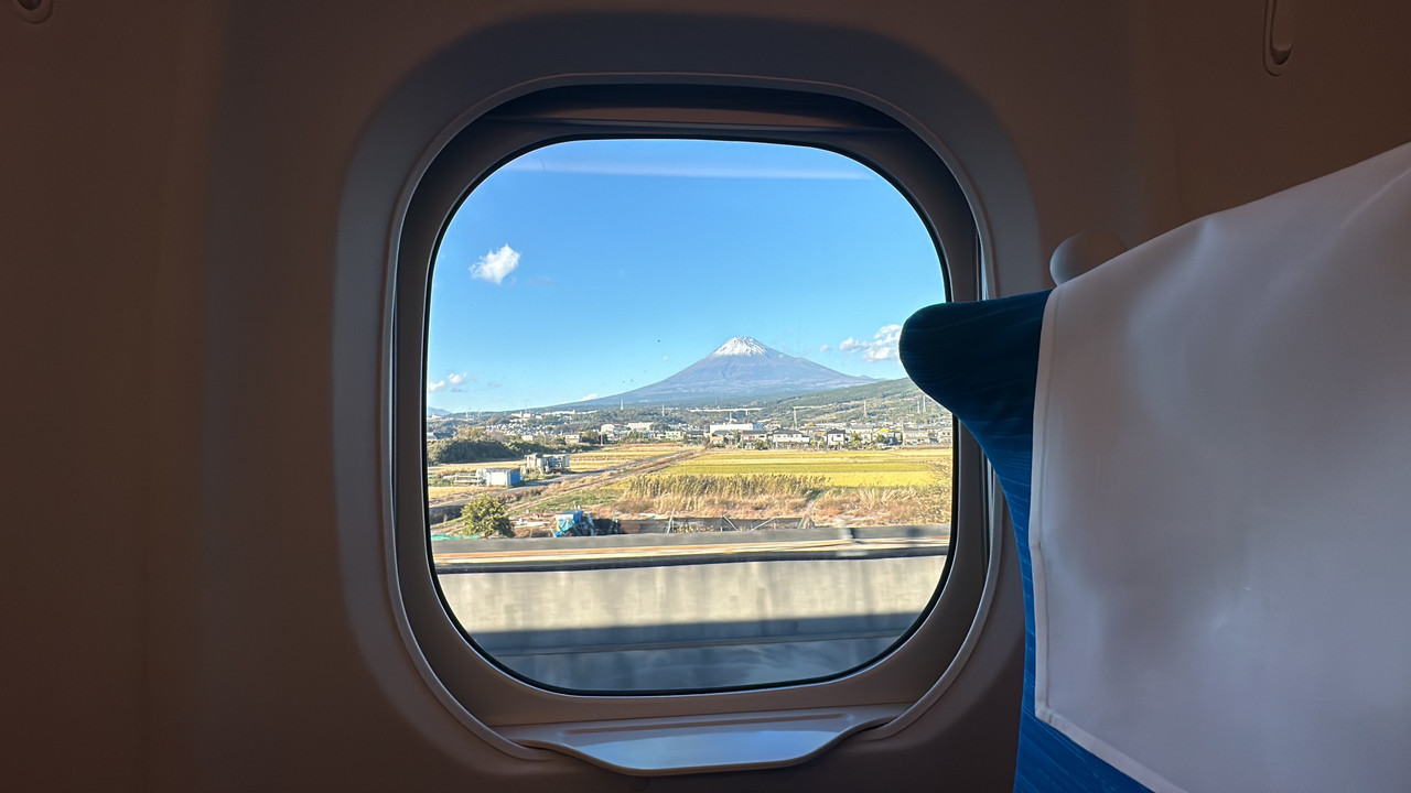 shinkansen view mount fuji