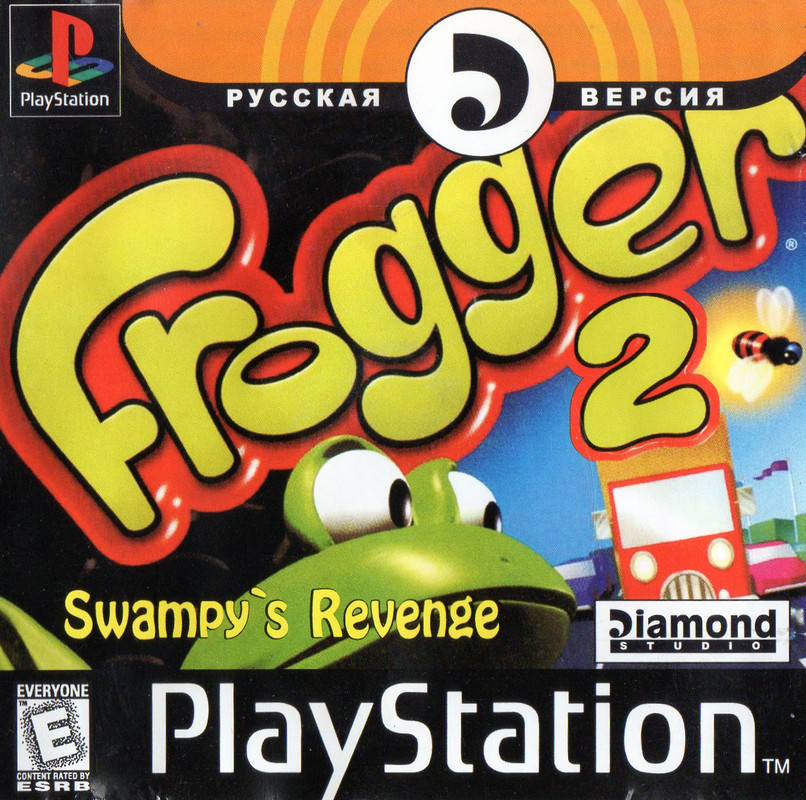 Frogger 2 Swampy's Revenge (SLUS-01172) (Russian) (Diamond Studio) (Front)