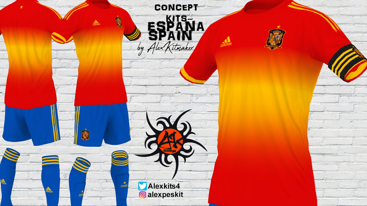 kit fantasy concept kit españa espana spain pes kits 2