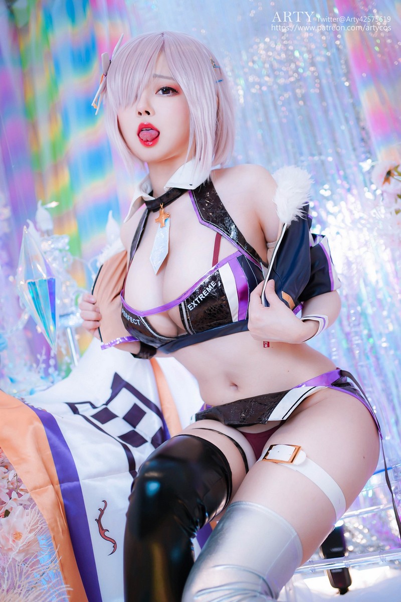 Arty亚缇 Mash Racing Suit Cosplay (FGO)【22P｜63.7MB】插图2