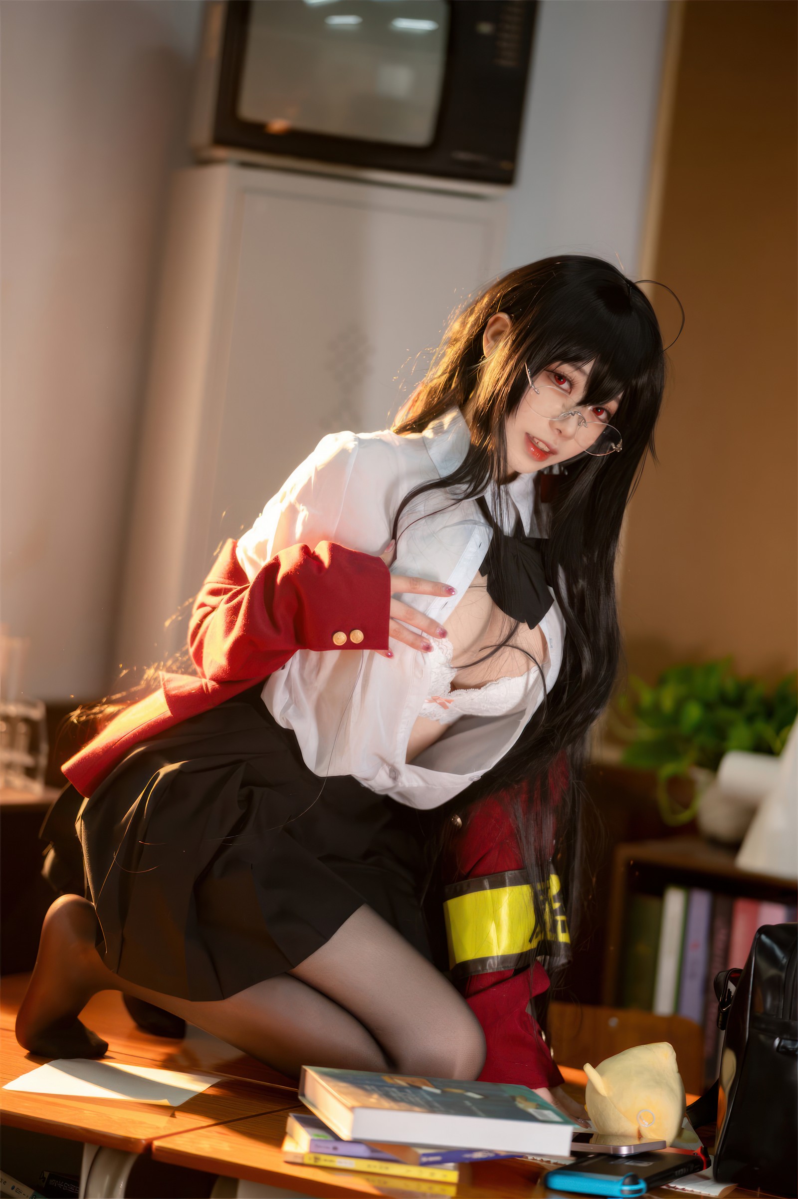 安食Ajiki 碧蓝航线大凤JK写真集 – 动漫COS & 制服美少女 [41P-281.6M]插图