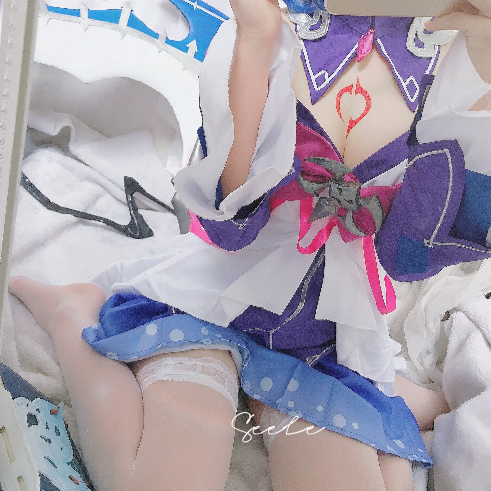Seele麦麦希儿幻海梦蝶写真集｜梦幻蓝色系高清图集（168P-229.3M）插图9