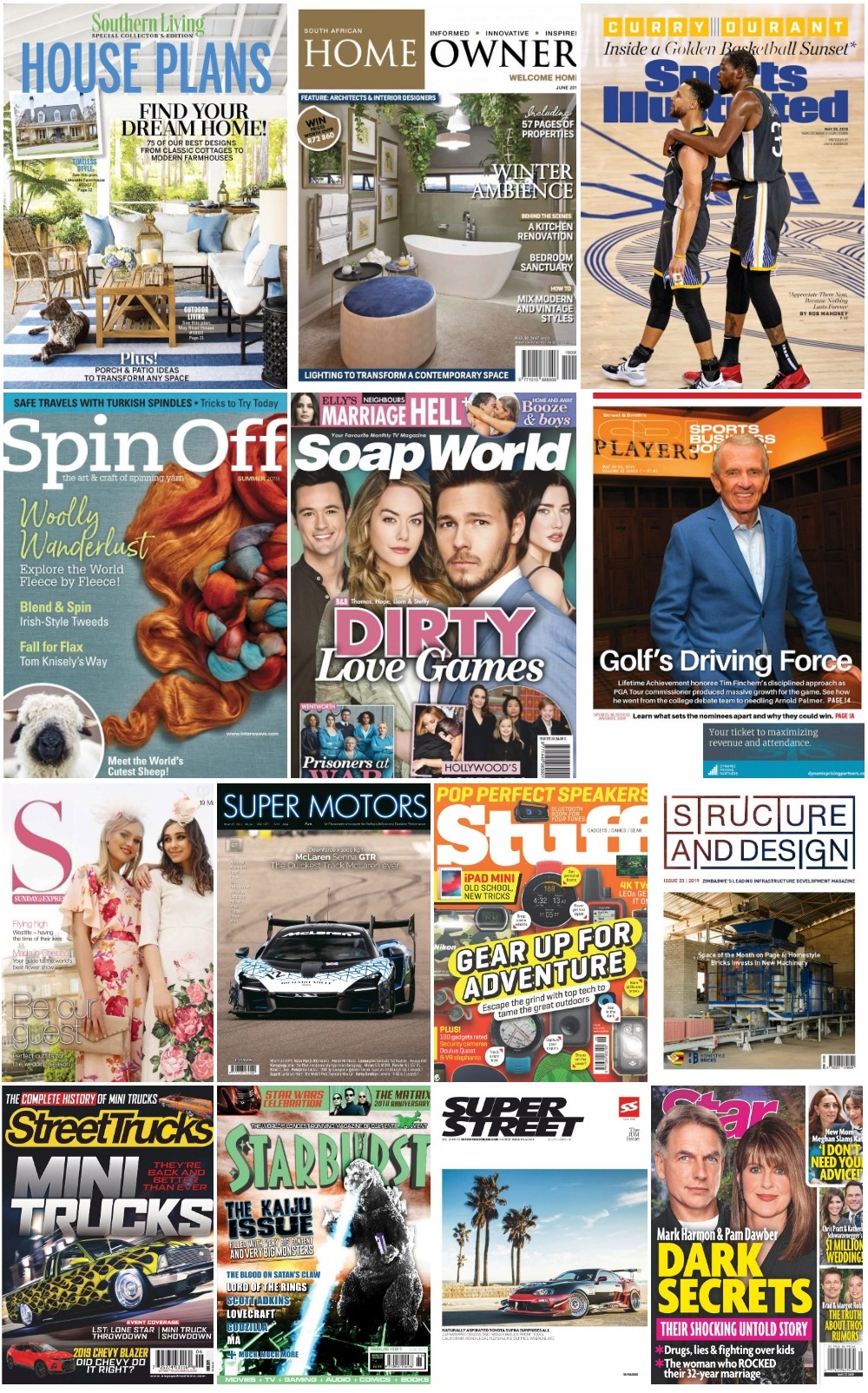 50 Assorted Magazines - June 03 2019