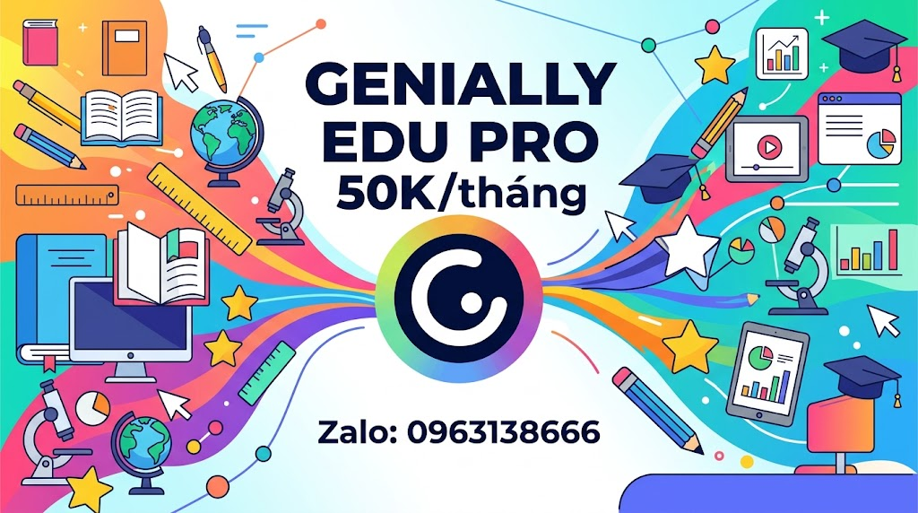 genially edu pro thanh toán tháng