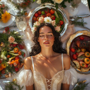 Garden wedding wom served Blackh 0 06