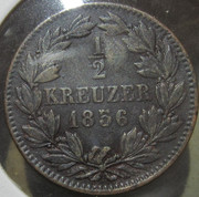 ¡¡¡Pe(z)queñinas sí, gracias!!! Baden 1/2 kreuzer 1856 IMG-4245